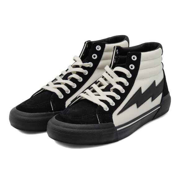 Revenge x Storm Vol. 2 Hi Top Sneakers in Black/White (11) - Picture 2 of 9